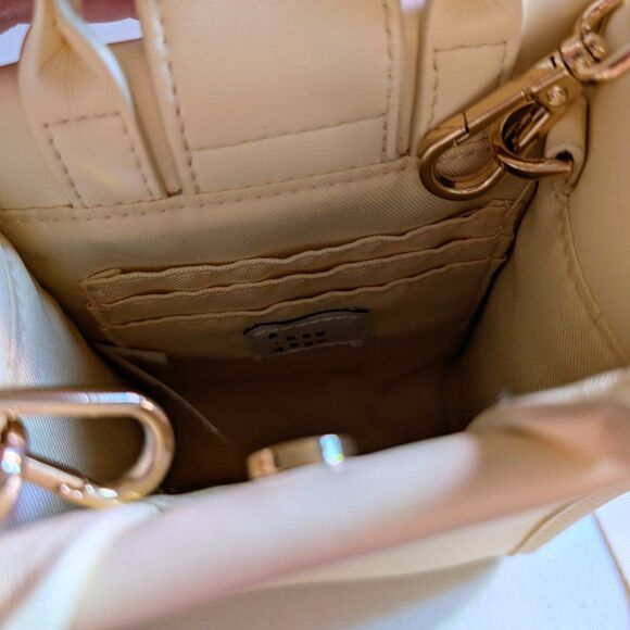 A New Day Cream White Mini Boxy Tote Bag - Picture 4 of 5